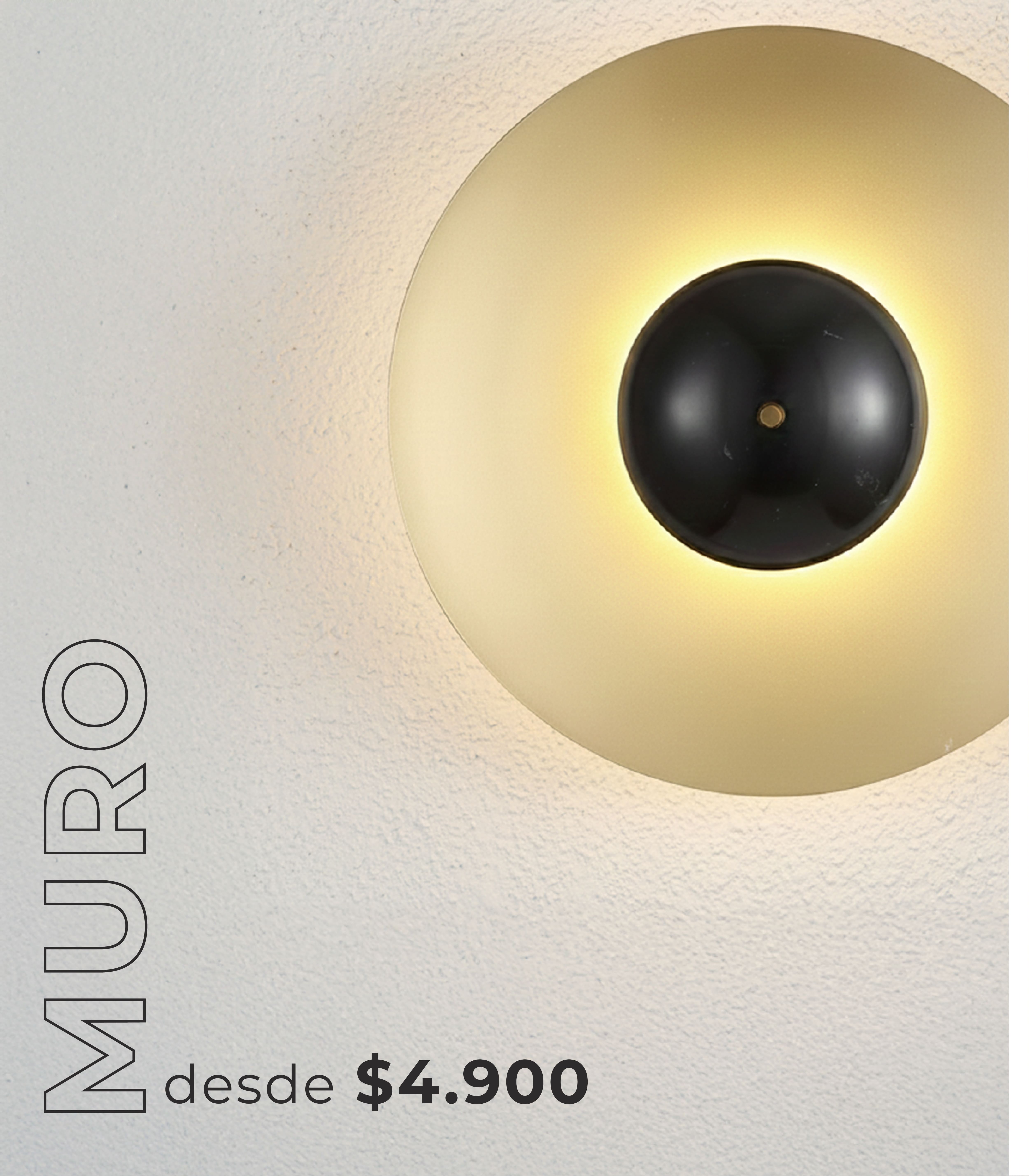 Lámparas de muro y apliques de pared modernos para iluminación interior
